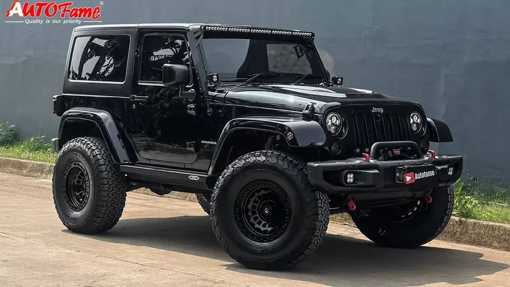 KM45RB Jeep Wrangler Rubicon 3.0L V6 NIK 2015 Facelift Black On Black