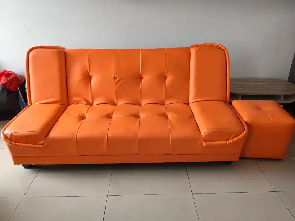 Sofa bed  orange