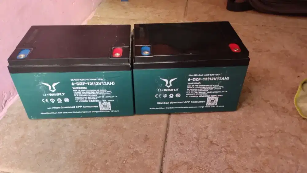 Aki bekas sepeda listrik