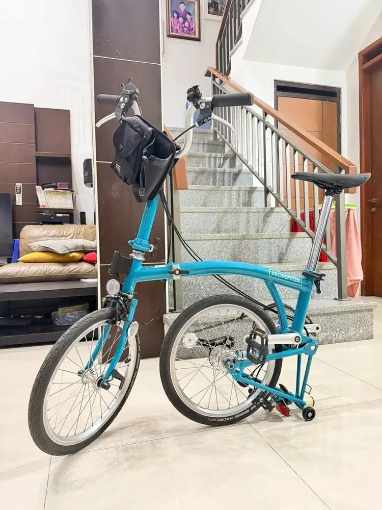 Sepeda Lipat Brompton M6L Torqouise 2020