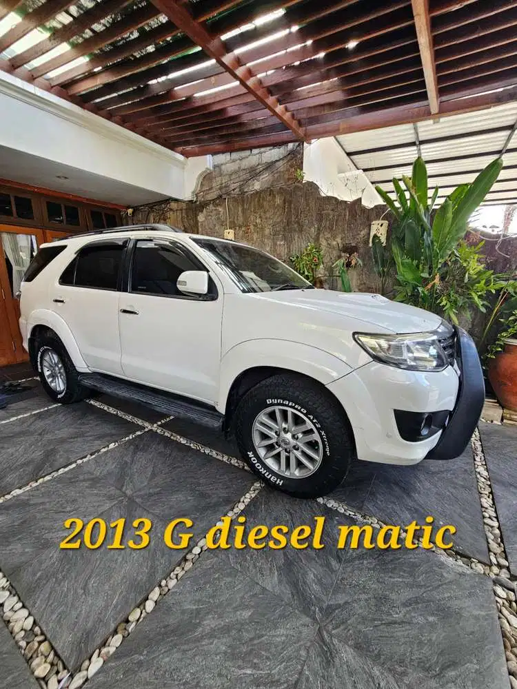 Fortuner G DIESEL matic 2013