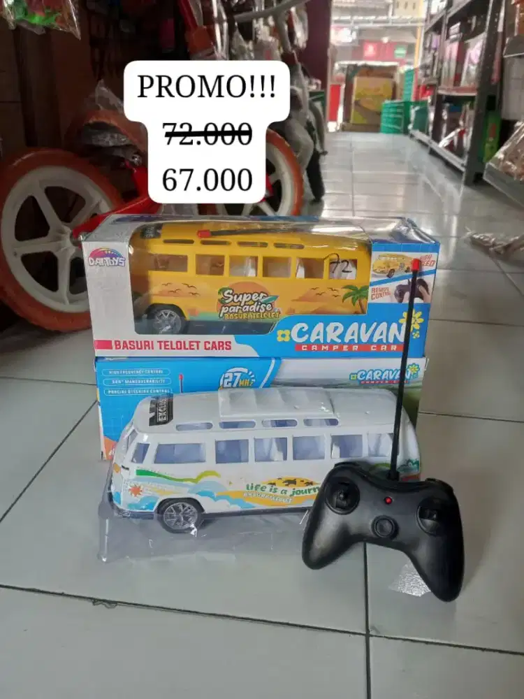 Promo mainan anak Rc vw combi non cas