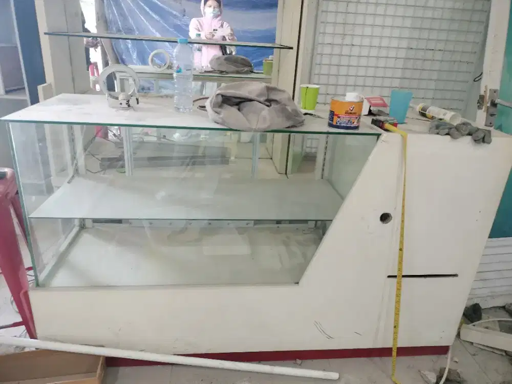 Jual etalase pajangan ukuran 155x50x90