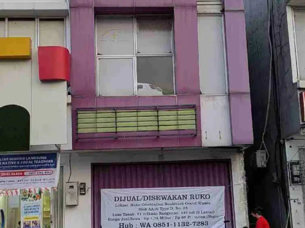 Dijual Cepat BU Ruko di Grand Wisata Lokasi Strategis