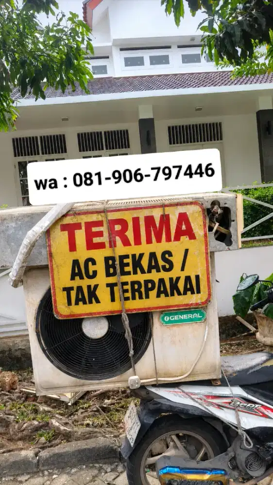 Menerima AC bekas dan rusak ,Harga sesuai PK,  siap jemput kelokasi
