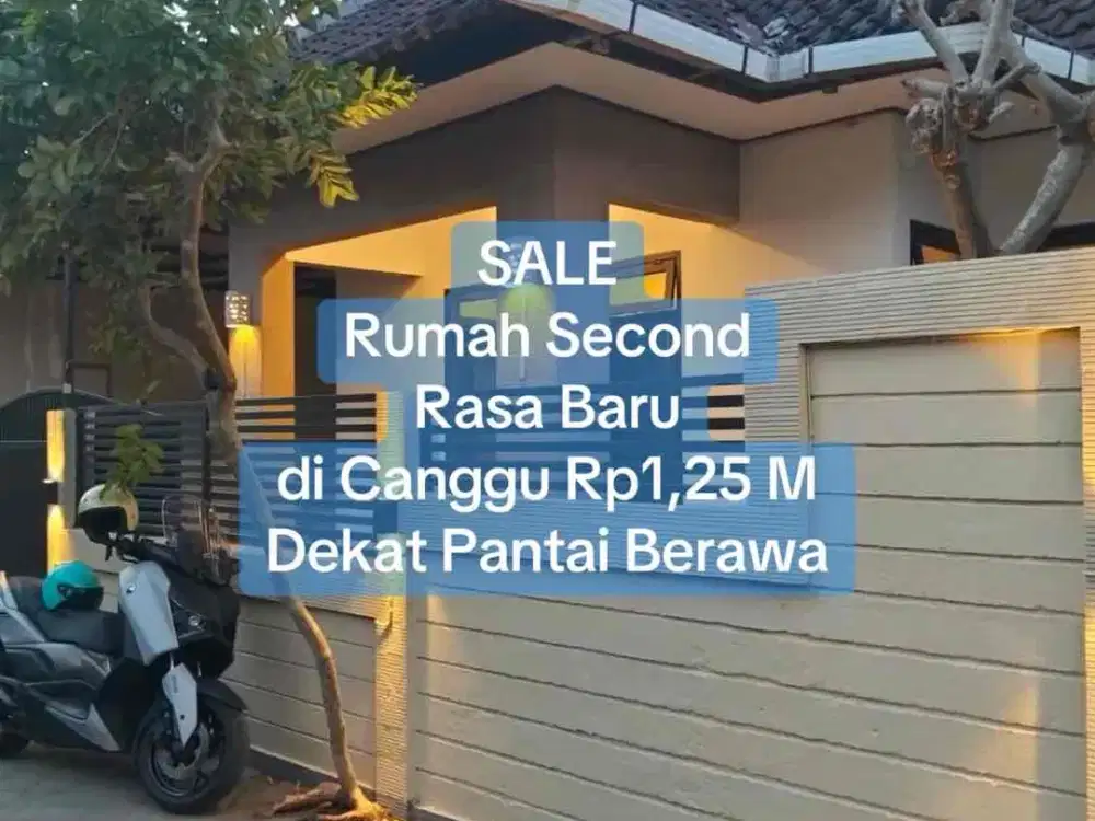 SALE Rumah 2 Kamar Dekat Pantai Berawa