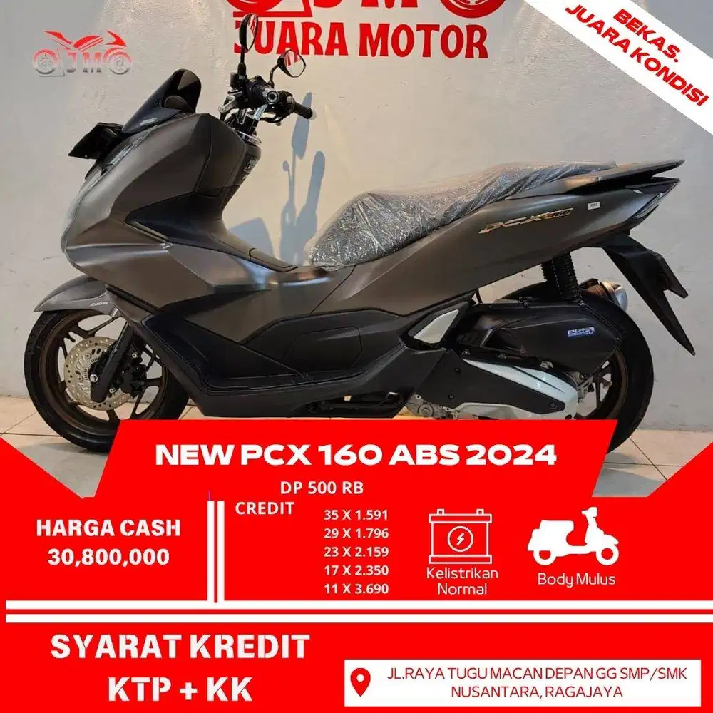 HONDA PCX 160 ABS 2024 CREDIT DP RINGAN PROSES MUDAH DAN CEPAT