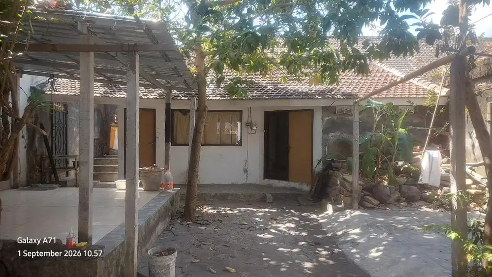 Tanah (Semi Bangunan) cocok untuk gudang / tempat usaha