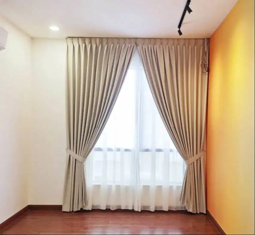 Gorden Vertikal/Vertical Blinds Roll/Roller Krey Wallpaper Dinding 3D