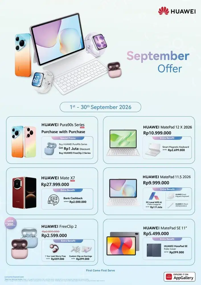 HP and Pad Huawei