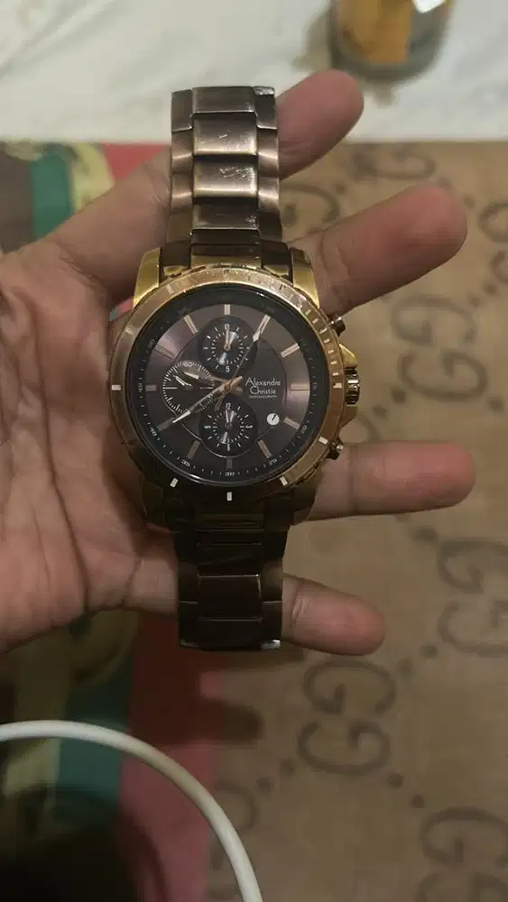 Dijual jam tangan alexandre christie 6141 mc ORI.