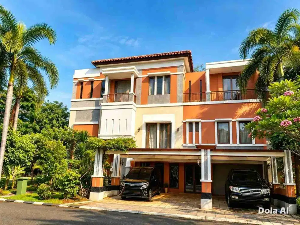 RUMAH 2 LANTAI DALAM CLUSTER SHM GADING PARK VIEW KELAPA GADING JAKARTA UTARA POSISI HOEK RAPI SIAP HUNI