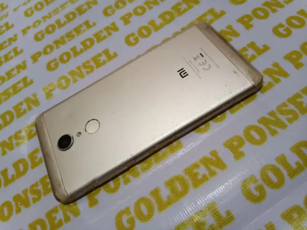 Redmi 5Plus Mulus(Original) Golden ponsel