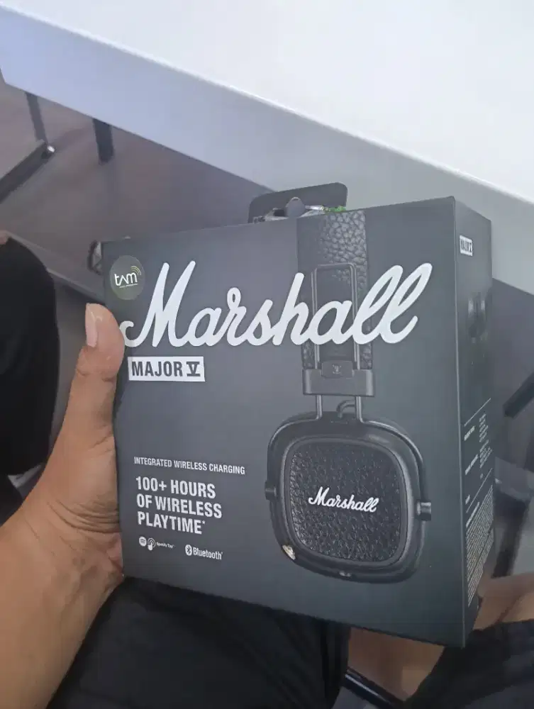Marshall Major V Bluetooth Headphones, Black