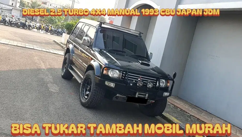 RARE MITSUBISHI PAJERO DIESEL 2.5 TURBO 4X4 MANUAL 1993 CBU JAPAN JDM