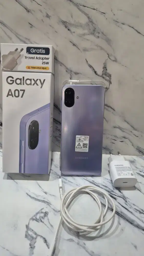 Second Samsung A07 4/128GB Garansi Juni 2027