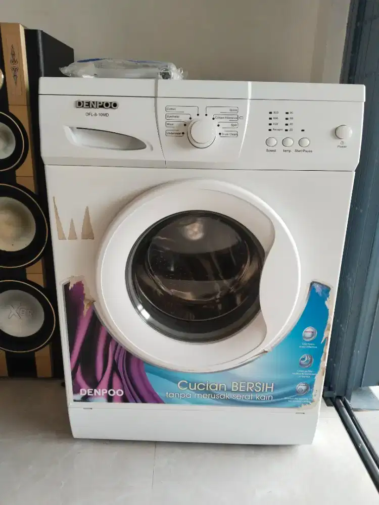 Mesin Cuci front loading siap pakai
