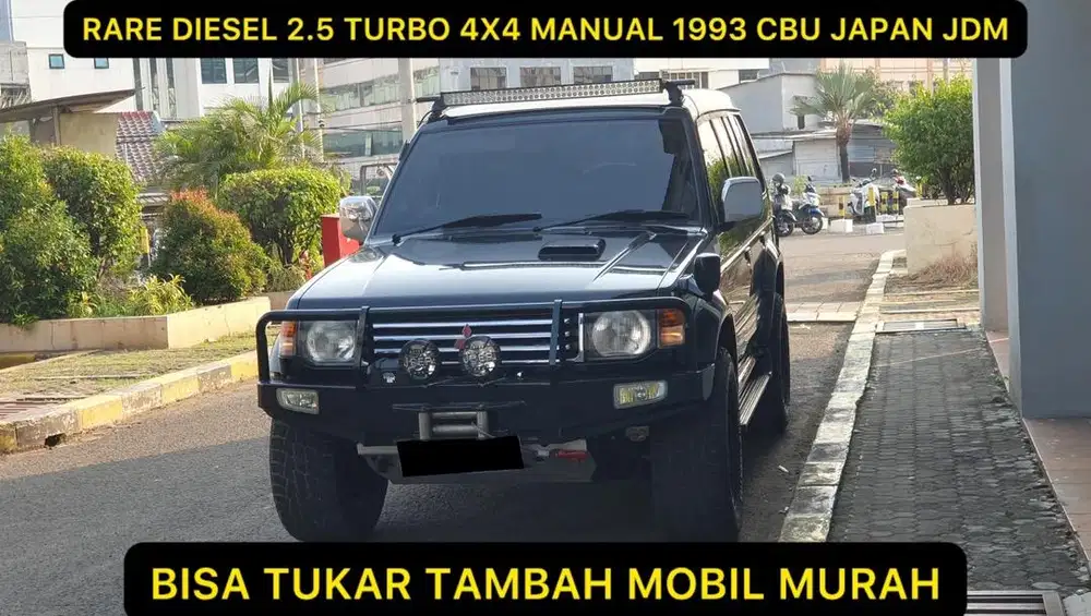RARE MITSUBISHI PAJERO DIESEL 2.5 TURBO 4X4 MANUAL 1993 CBU JAPAN JDM