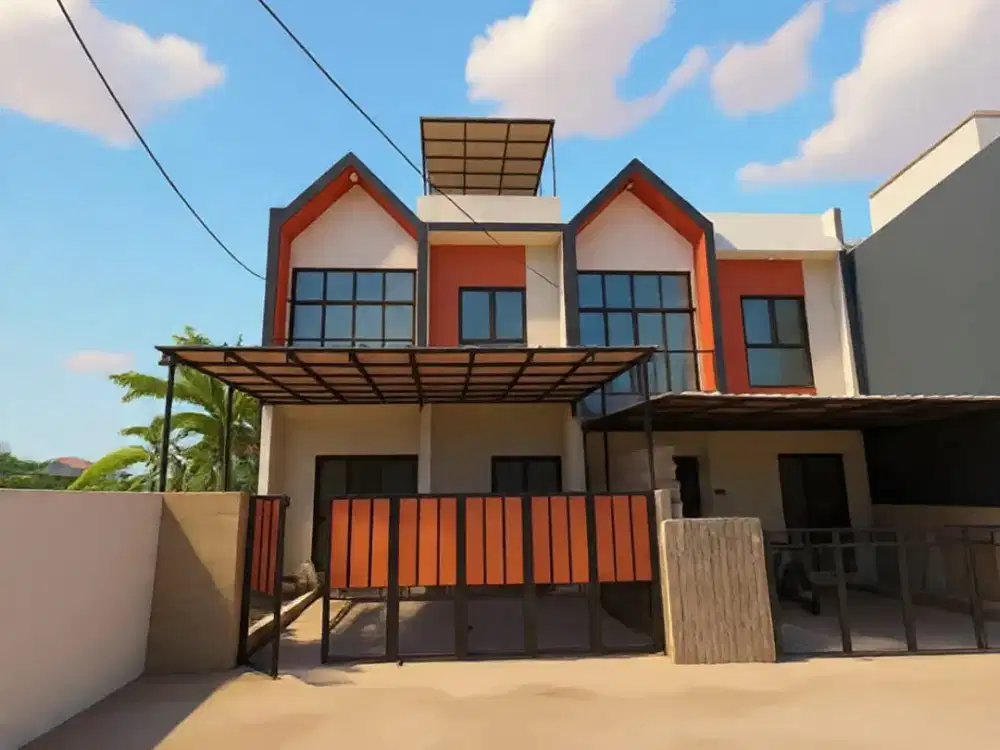 tanahnya suuper luas ! rumah siap huni dekat pintu tol cimanggis