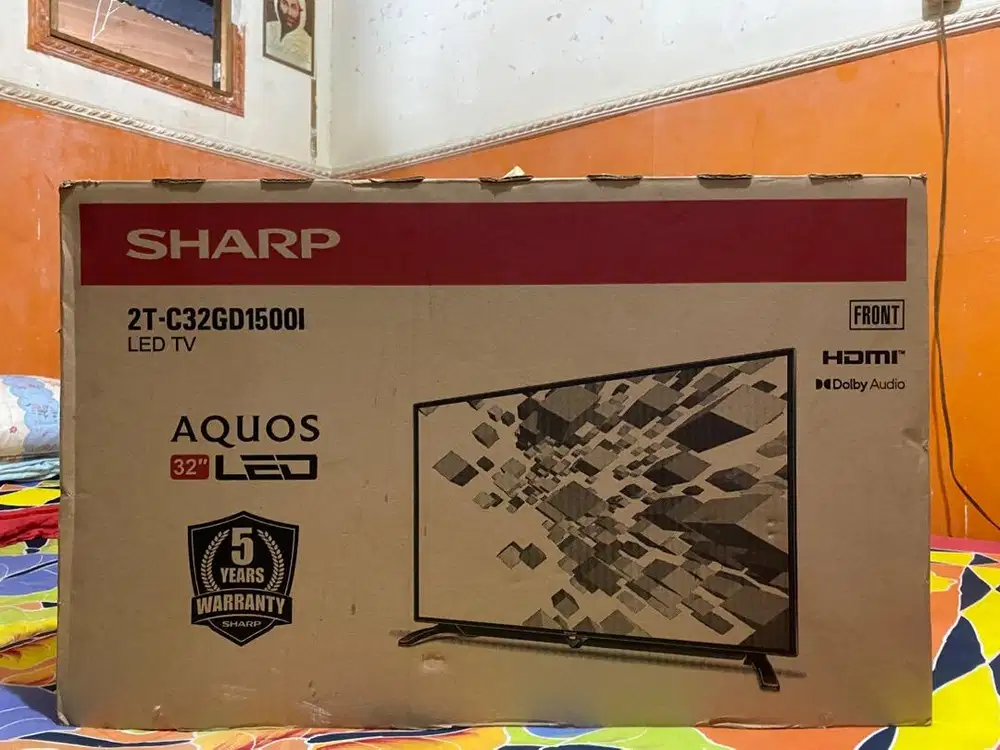 Jual TV LED 32inch Merk SHARP kondisi Baru