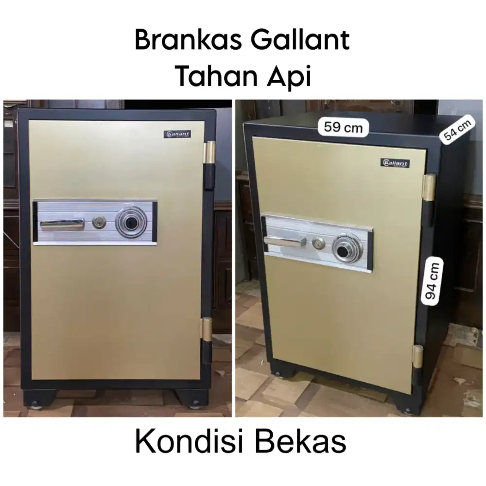Brankas Gallant Tinggi 94 cm Brangkas Bekas Tahan Api Safety Box
