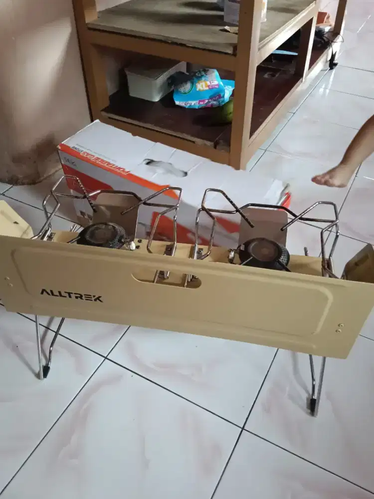 Kompor portebel alltrek 2 tungku untuk keperluan camping