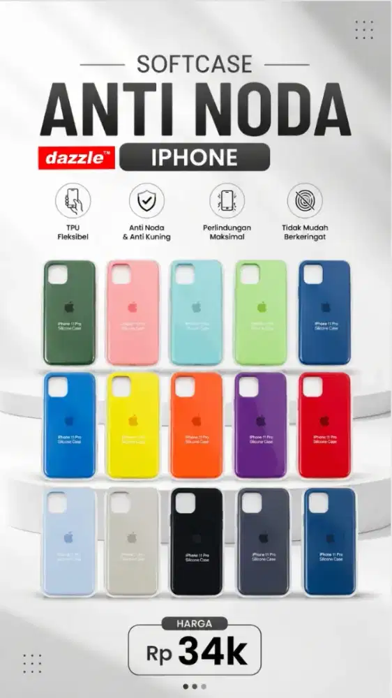 Softcase Anti Noda Iphone