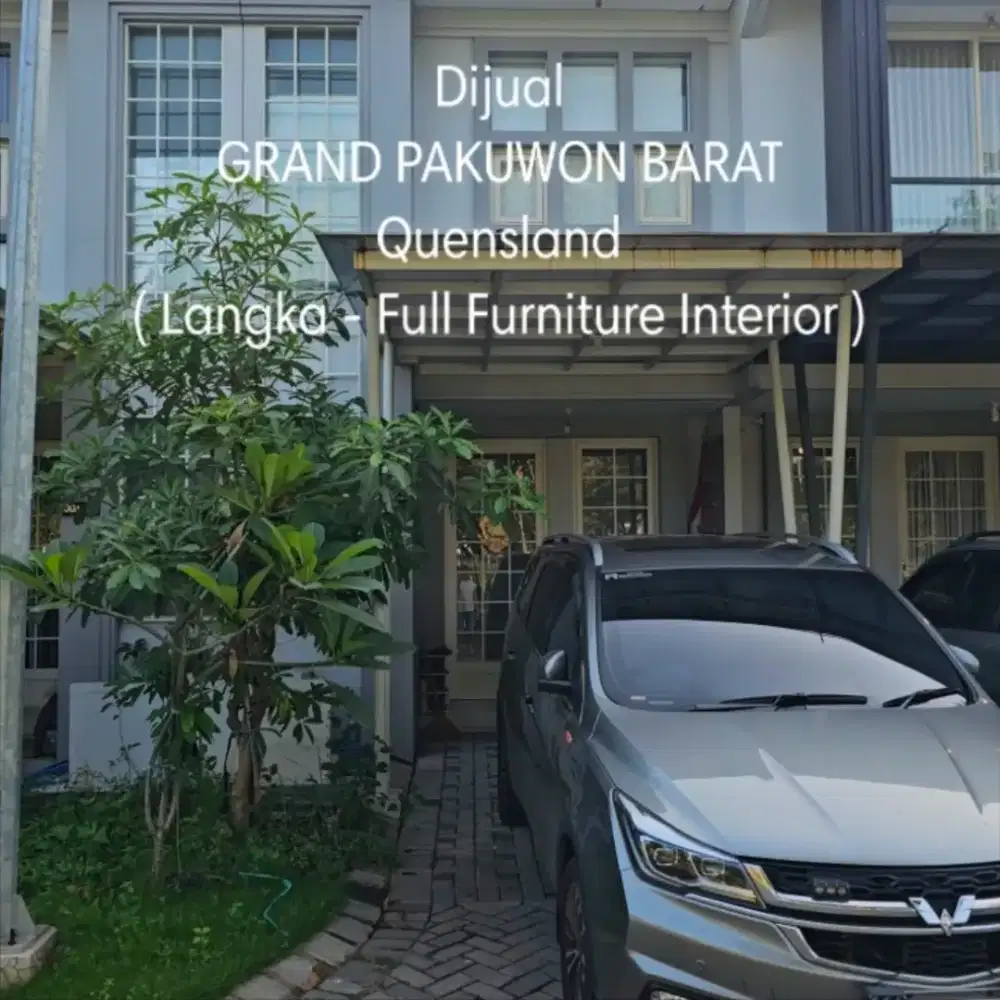 Jual Rumah Grand Pakuwon Quensland Full Interior Langka