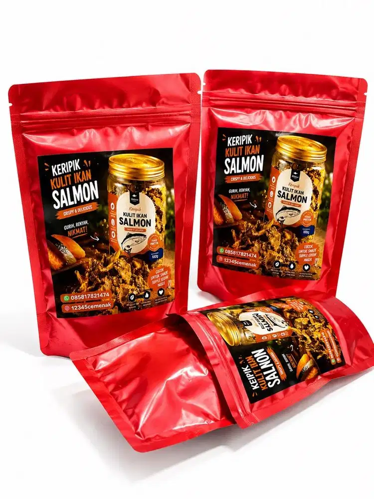KERIPIK KULIT IKAN SALMON
