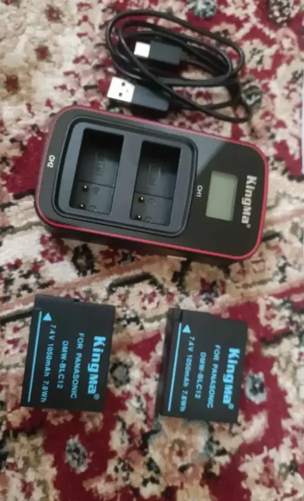 Charger LCD KingMa & Battery Kamera KingMa