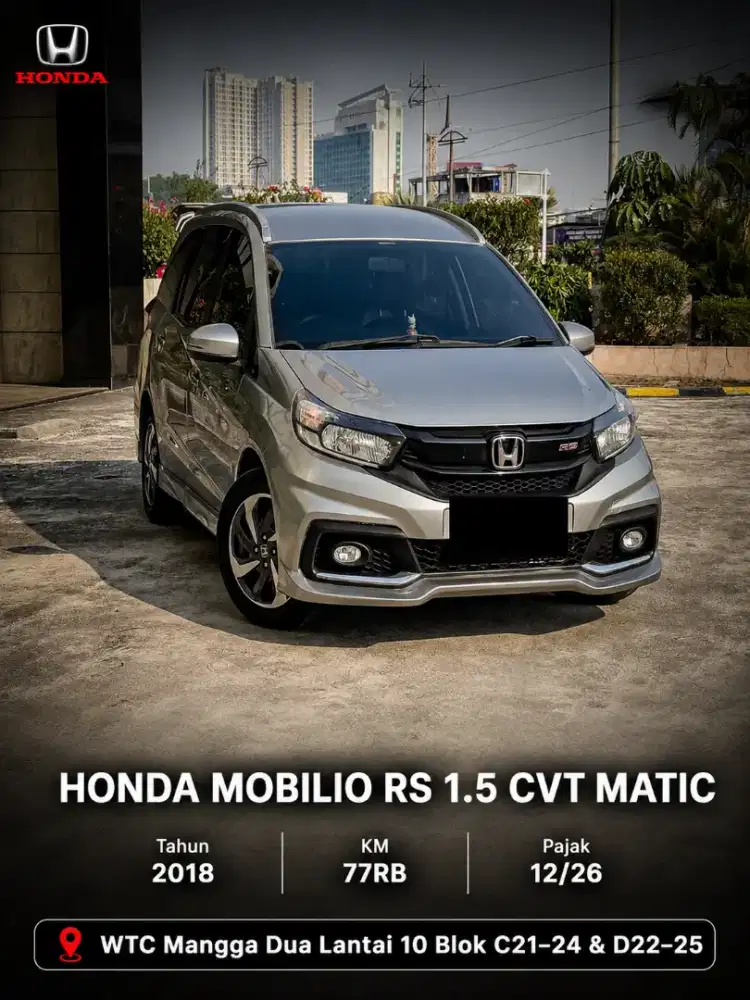MOBILIO RS 1.5 CVT MATIC TAHUN 2019
