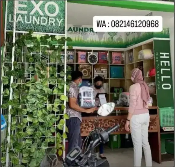 Dibutuhkan segera staff laundry (cuci & setrika)