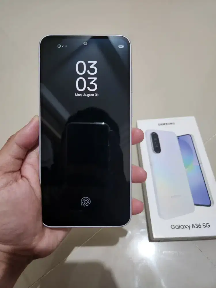 Samsung A36 5G 8/128GB fullset mulus like new masih ada garansi Sein