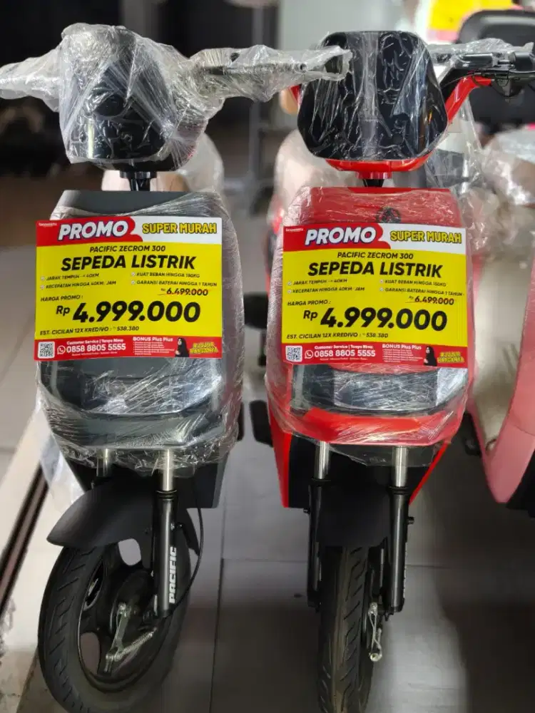 Sepeda listrik pacific zeckrom 300 bisa langsung di antar langsung