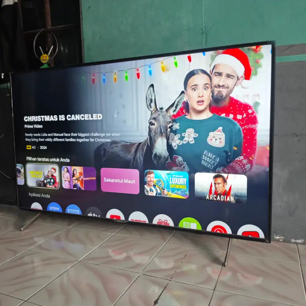 juaL TV LED SONY 65inch Android GoogLe TV