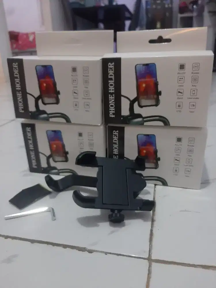 Holder hp spion motor bahan besi baru