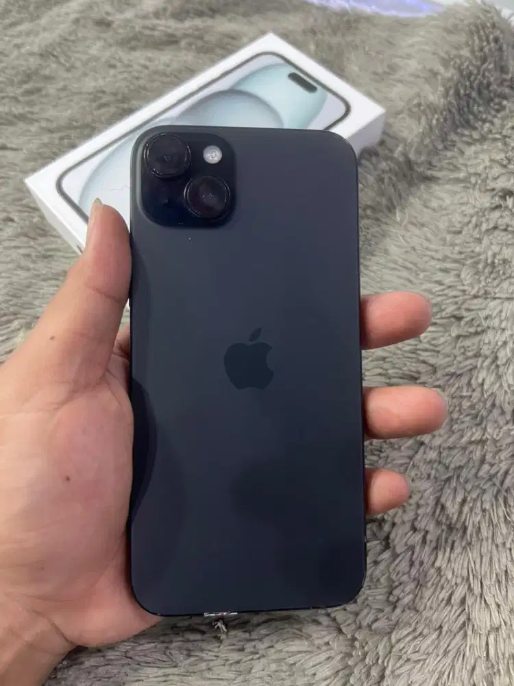 Iphone 15 plus 256 gb fullset mulus