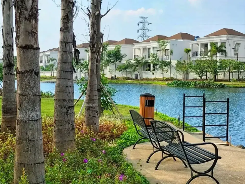 Jual Rumah Brahmapuri Podomoro Park Buahbatu buah batu Bandung pinggir Danau Fully Furnished