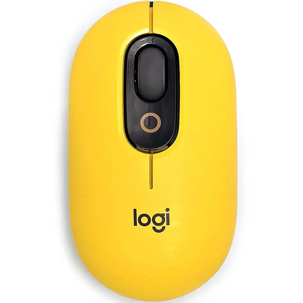 260810O Original Logitech Pop Mouse Blast Yellow Bluetooth SmartWheel