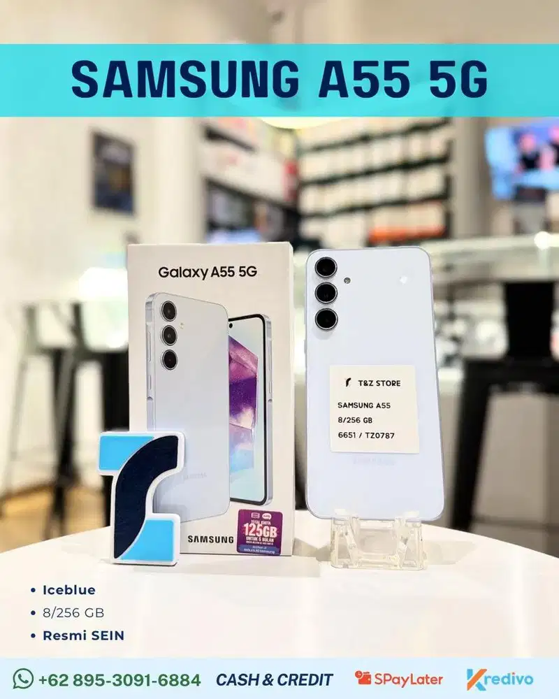SAMSUNG A55 5G 8/256GB - ICEBLUE
