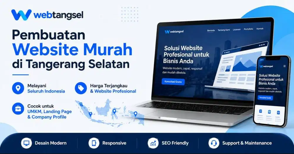 Jasa Pembuatan Website Murah Dan Berkualitas Di Tangerang Selatan
