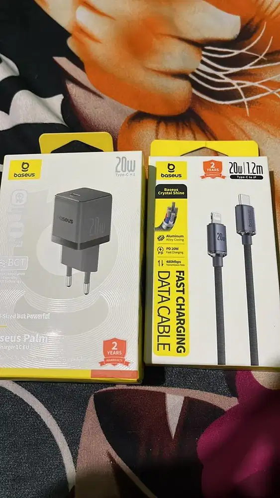 Charger baseus + kabel data