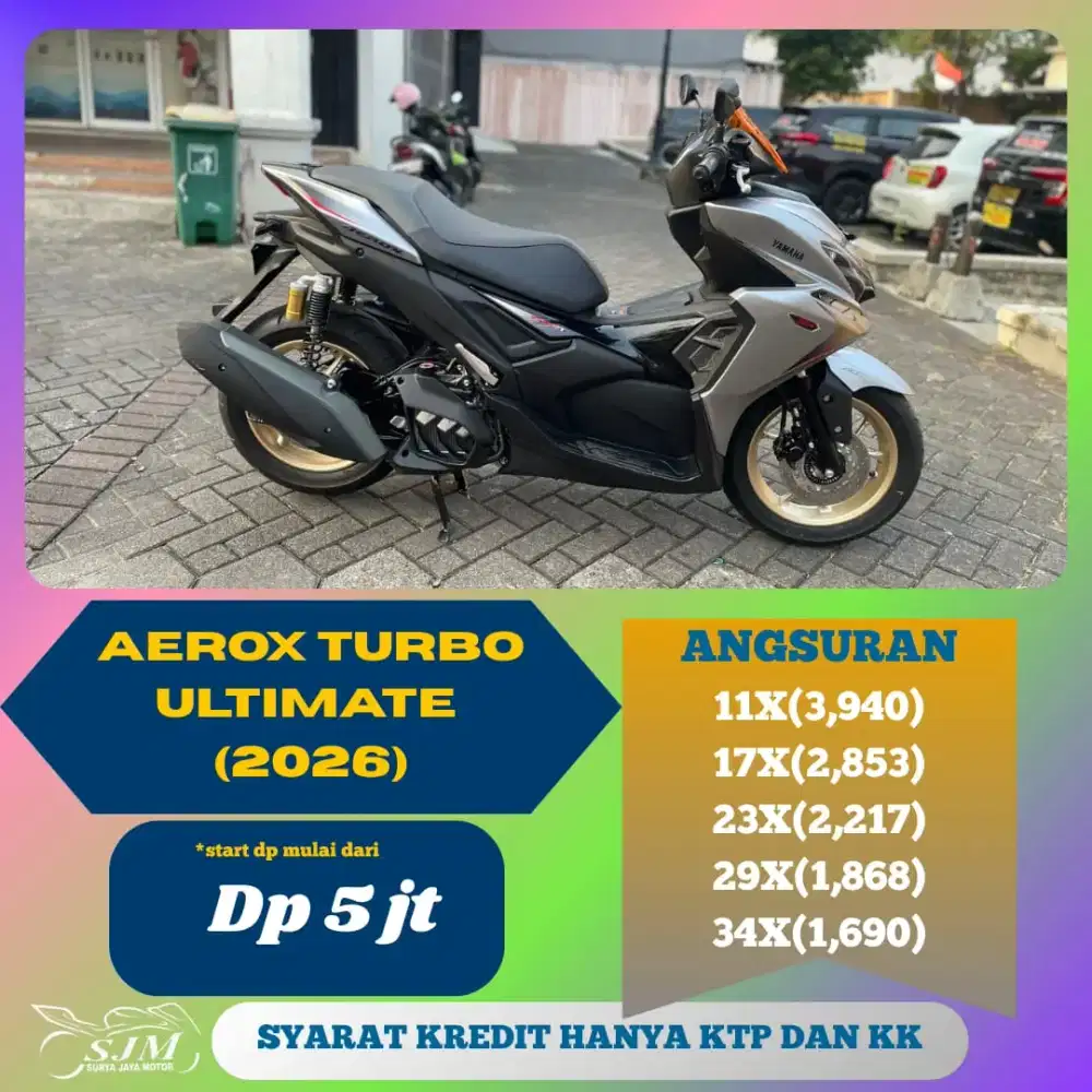 YAMAHA AEROX TURBO ULTIMATE 2026 SIAP PAKAI