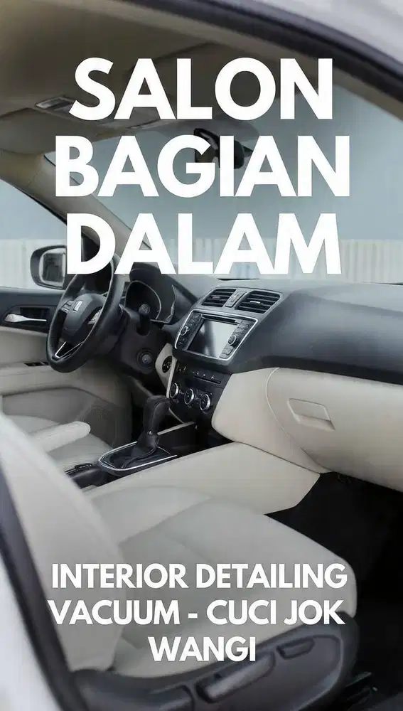 Terima jasa panggilan salon mobil bagian dalam