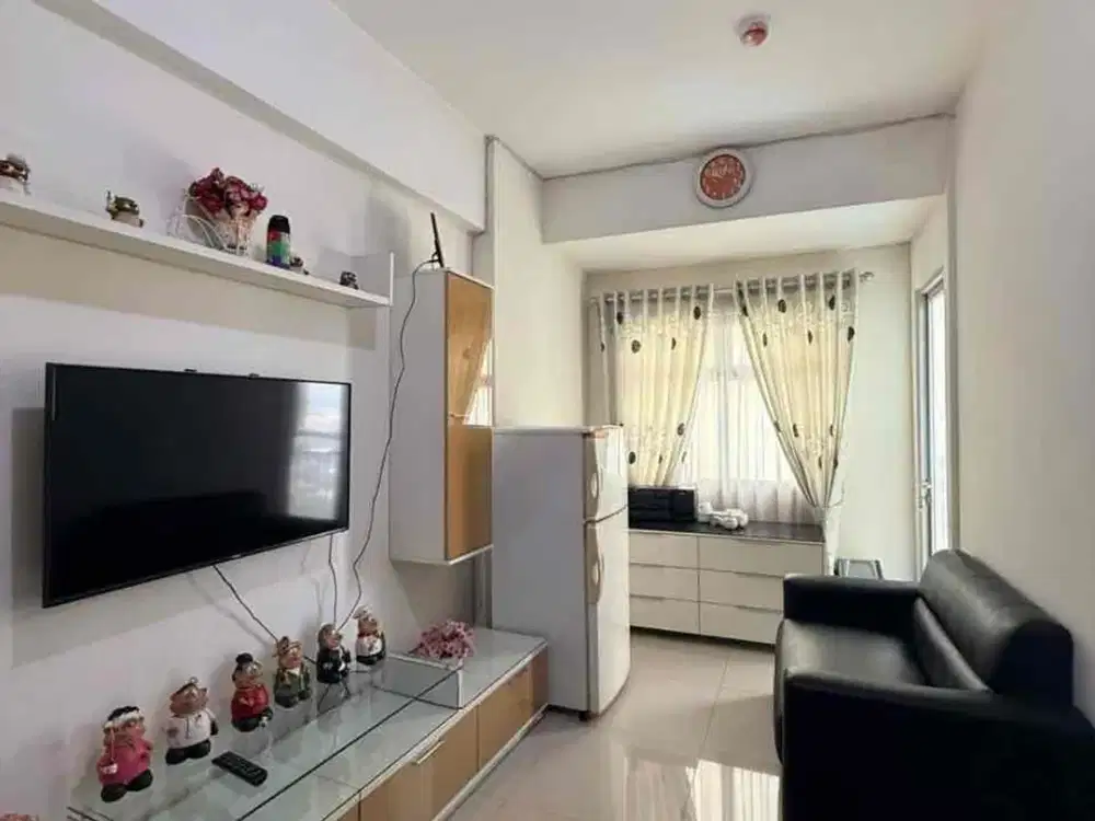 TERMURAH‼2 BRs( luas 47 m2) apartemen gunawangsa merr full furnish terawat