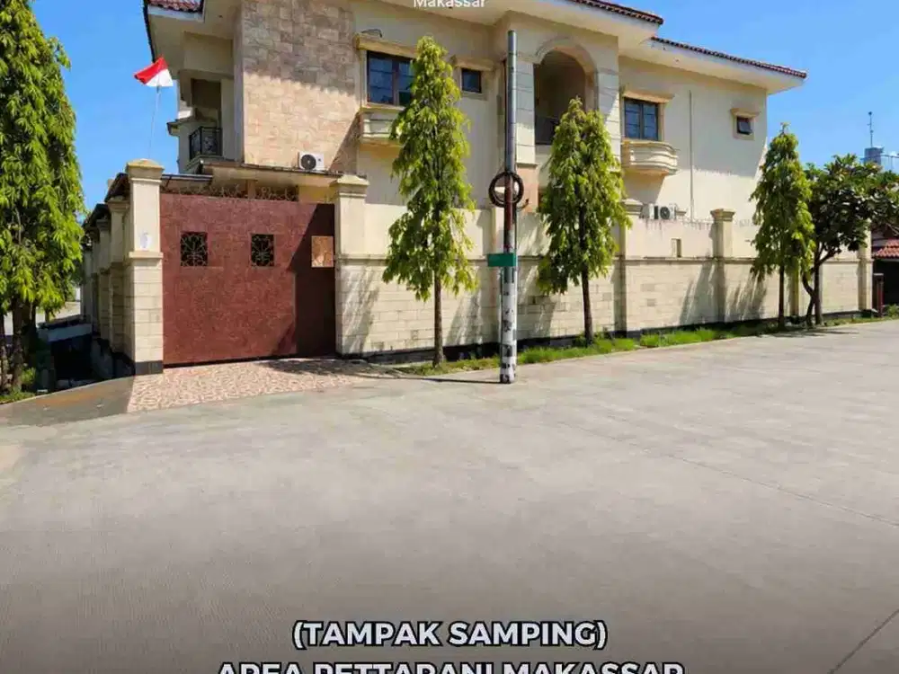 DIJUAL RUMAH SUDUT 2LT AREA PETTARANI MAKASSAR