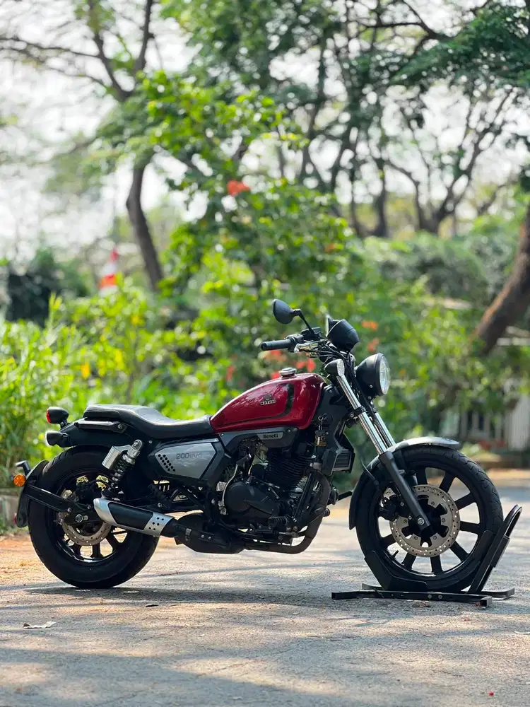 BENELLI MOTOBI 200 EVO 2023 MERAH KM LOW PAJAK PANJANG FULL ORI