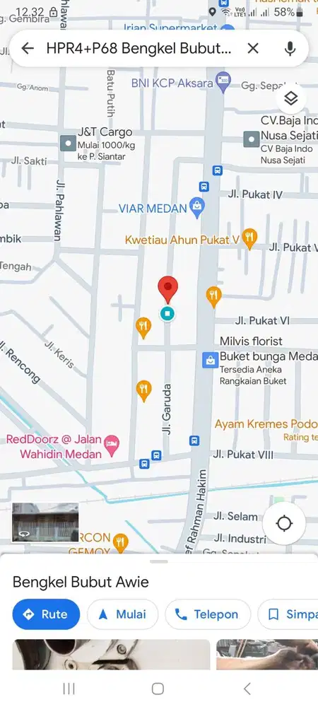 Rumah Tinggal Jl Garuda (Wahidin/Negara) 2 Lantai siap huni SHM Jual