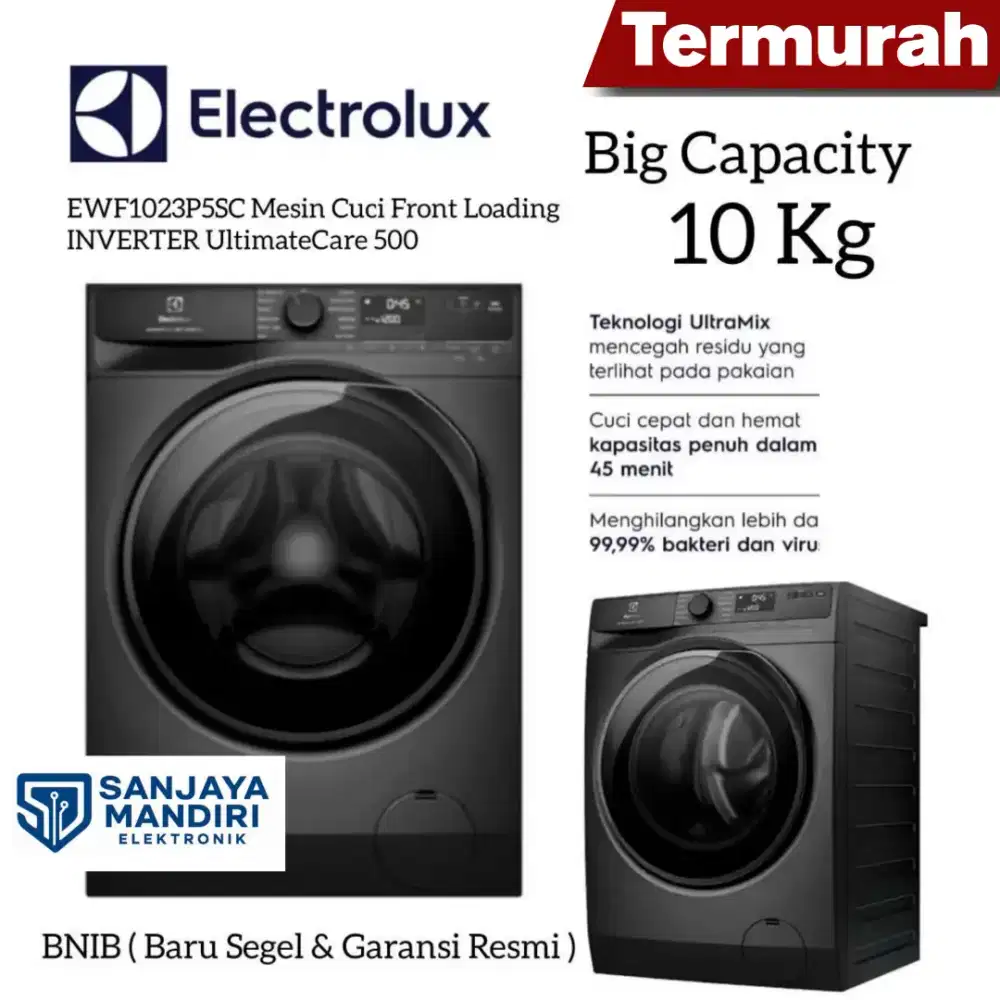 ELECTROLUX FRONT LOADING 10 Kg INVERTER EWF1023P5SC UltimateCare 700