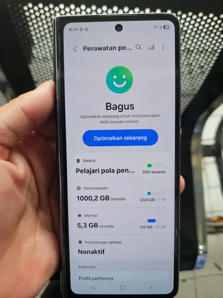 Zfold 5 kondisi sesuai yang ada di foto